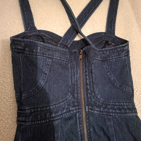 FCUK denim dress - French Connection United Kingdom New With Tags - Picture 8 of 13